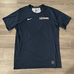 🆕 UCONN Nike Pro HyperCool Ventilated Fitted Jersey Shirt Athletic Workout Top